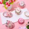600PcsMini Floral Cupcake Liners Watercolor Flower Baking Cups Cupcake Wrappers Holders Muffin Liners for Spring Wedding Bridal Shower Birthday Tea Party Decor